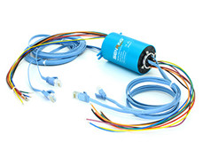 EH1256-01 Series Gigabit Ethernet Slip Ring (1 Channel Gigabit Ethernet+0~22circuits Power/Signal)