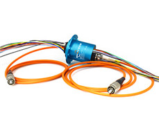 FO102 Series 1 Channel Fiber-Electric Slip Ring Fiber Optic Rotary Joint