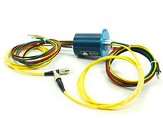 FO108 Series 1 Channel Fiber-Electric Slip Ring Fiber Optic Rotary Joint