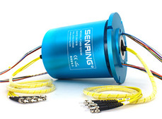 FO208 Series 2 Channels Fiber-Electric Slip Ring Fiber Optic Rotary Joint
