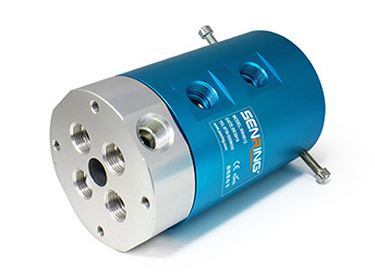 3004012 Series G3/8 4 Passage Pneumatic & Electric Rotary Union
