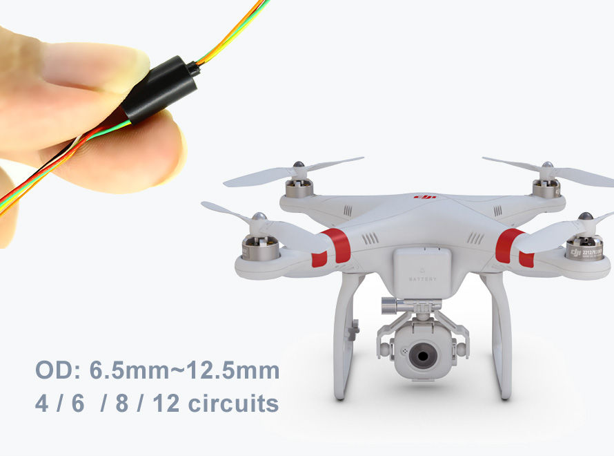 SENRING mini slip ring can be used in various unmanned plane