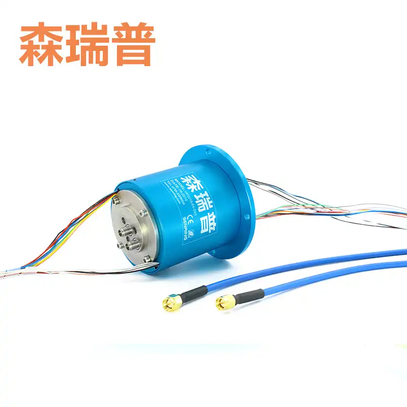 2-Channel RF Slip Rings Combined with 24-Channel Electrical Signal Slip Rings