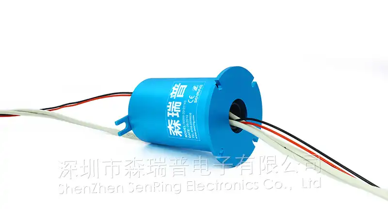 Gigabit Ethernet slip ring with rotor-side mounting flange 03.webp